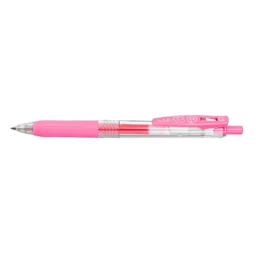 Εικόνα της Στυλό Zebra Sarasa Clip Retractable GelPen 0.5mm Light Pink ZB-35137