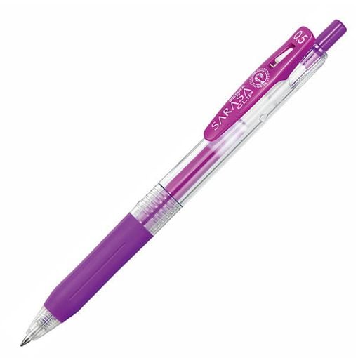 Εικόνα της Στυλό Zebra Sarasa Clip Retractable GelPen 0.5mm Violet ZB-35138