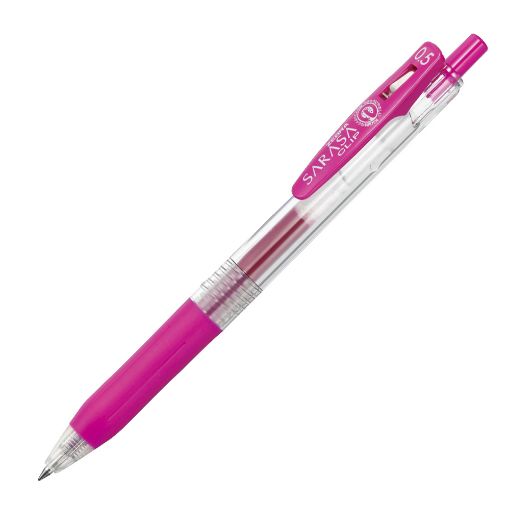 Εικόνα της Στυλό Zebra Sarasa Clip Retractable GelPen 0.5mm Magenta ZB-45137