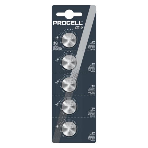 Εικόνα της Μπαταρίες Λιθίου Duracell Procell CR2016 3V 5τμχ 20199
