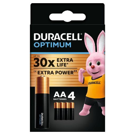 Εικόνα της Αλκαλικές Μπαταρίες AA Duracell Optimum 1.5V 4τμχ 19534