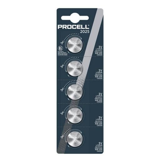 Εικόνα της Μπαταρίες Λιθίου Duracell Procell CR2025 3V 5τμχ 20200