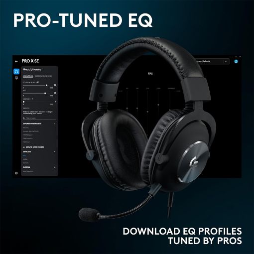 Εικόνα της Headset Logitech G Pro X SE Black 981-001470
