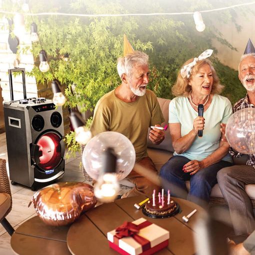 Εικόνα της Party Speaker Akai ABTS-112 Karaoke Bluetooth 60W Black