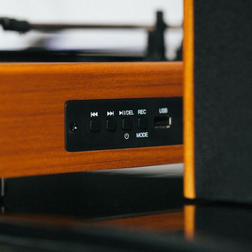 Εικόνα της Πικάπ Akai ATT-240SP Bluetooth με Ηχεία Hi-Fi 20W