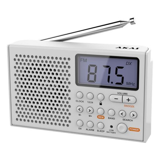 Εικόνα της Φορητό Ραδιόφωνο Akai AWBR-305 Ψηφιακό White