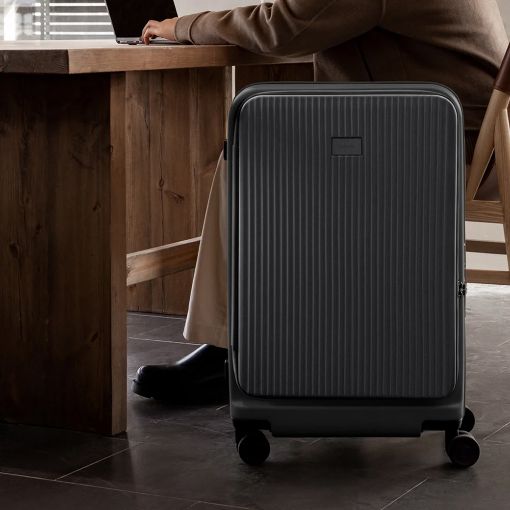 Εικόνα της Βαλίτσα Καμπίνας Xiaomi Front Opening Luggage 20" 56.5x36.6x24.2cm 38.5lt Grey BHR8768GL