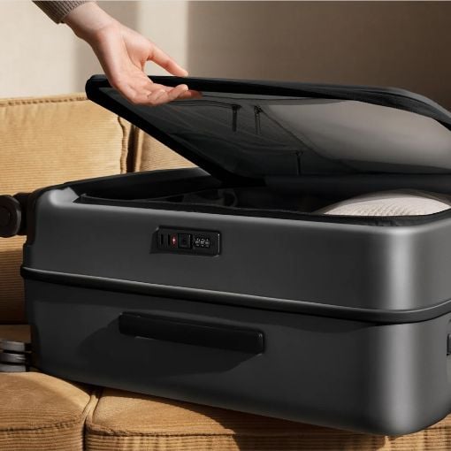 Εικόνα της Βαλίτσα Καμπίνας Xiaomi Front Opening Luggage 20" 56.5x36.6x24.2cm 38.5lt Grey BHR8768GL