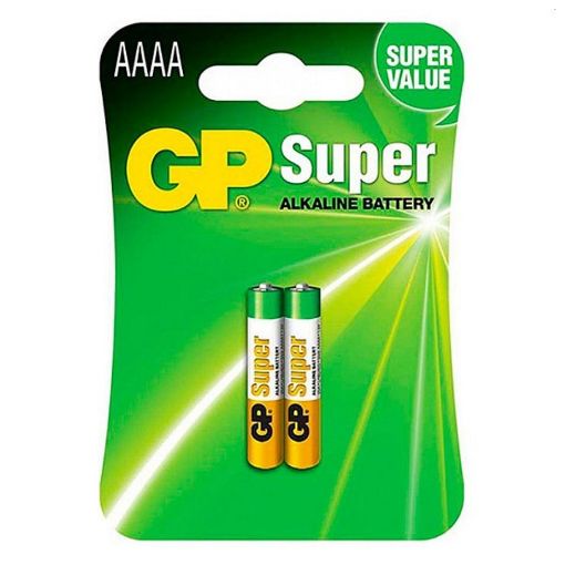 Εικόνα της Αλκαλικές Μπαταρίες AAAA GP Batteries Super 1.5V 2τμχ 16242