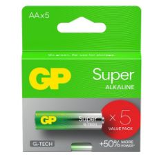 Εικόνα της Αλκαλικές Μπαταρίες AA GP Batteries Super 1.5V 5τμχ 20398
