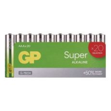 Εικόνα της Αλκαλικές Μπαταρίες AAA GP Batteries Super 1.5V 20τμχ 20475