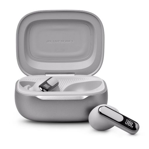 Εικόνα της True Wireless Earbuds JBL Live Beam 3 Bluetooth Silver JBLLIVEBEAM3SIL
