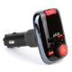 Εικόνα της FM Transmitter & Φορτιστής Αυτοκινήτου Akai FMT-74BT Bluetooth Black/Red