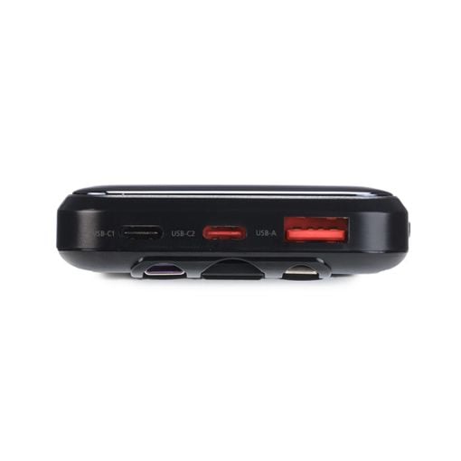 Εικόνα της Power Bank Philips 2x USB-C/USB-A & Eνσωματωμένα Kαλώδια 10000mAh 22.5W Black DLP1922CB/GRS