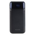 Εικόνα της Power Bank Philips 2x USB-C/USB-A & Eνσωματωμένα Kαλώδια 10000mAh 22.5W Black DLP1922CB/GRS