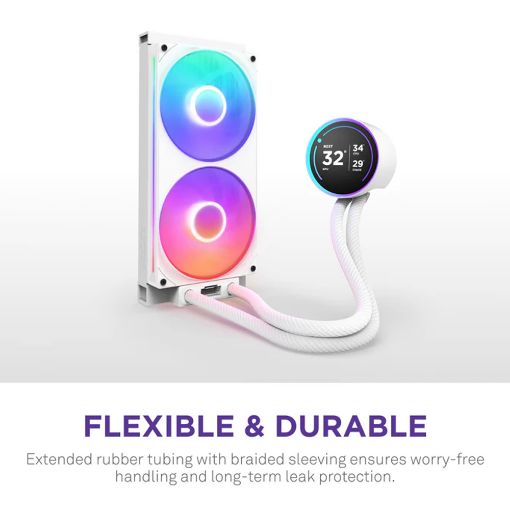 Εικόνα της NZXT Kraken Elite 280 V2 RGB White RL-KR28E-W2