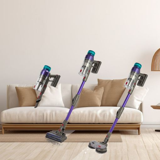 Εικόνα της Επαναφορτιζόμενη Σκούπα Stick Primo Apollo Aqua Flex 3-in-1 29.6V Grey/Purple PRVC-40507