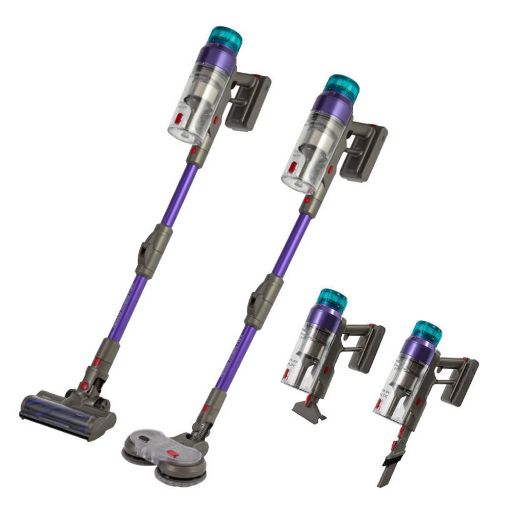 Εικόνα της Επαναφορτιζόμενη Σκούπα Stick Primo Apollo Aqua Flex 3-in-1 29.6V Grey/Purple PRVC-40507