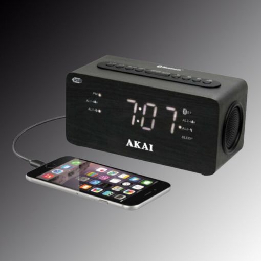Εικόνα της Ψηφιακό Ξυπνητήρι Akai ACR-2993 Bluetooth Black