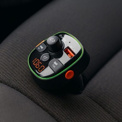 Εικόνα της FM Transmitter & Φορτιστής Αυτοκινήτου Akai FMT-54T Bluetooth Black