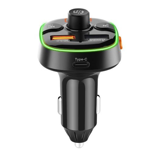 Εικόνα της FM Transmitter & Φορτιστής Αυτοκινήτου Akai FMT-54T Bluetooth Black
