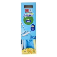 Εικόνα της Σύστημα Καθαρισμού Swiffer Starter Kit με 1 Λαβή & 6 Υγρά Ανταλλακτικά Πανάκια