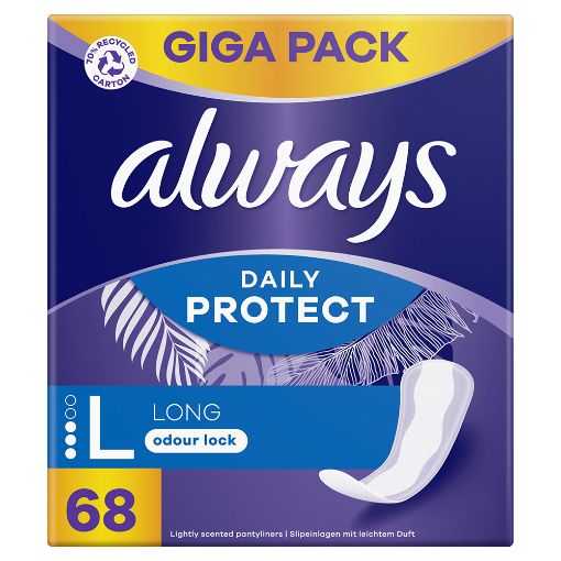 Εικόνα της Σερβιετάκια Always Dailies Extra Protect 68τμχ