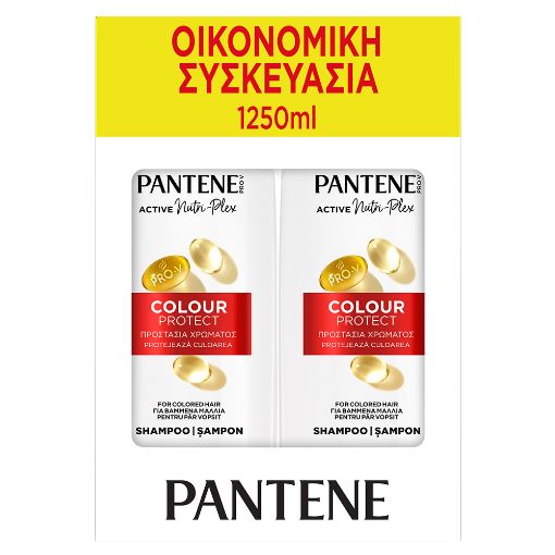 Εικόνα της Σαμπουάν Pantene Pro-V Color Protect 625ml 2τμχ