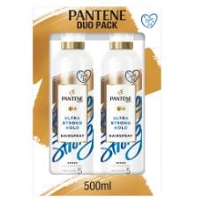 Εικόνα της Σπρέι Μαλλιών Pantene Pro-V Ultra Strong Hold Level 5 250ml 2τμχ