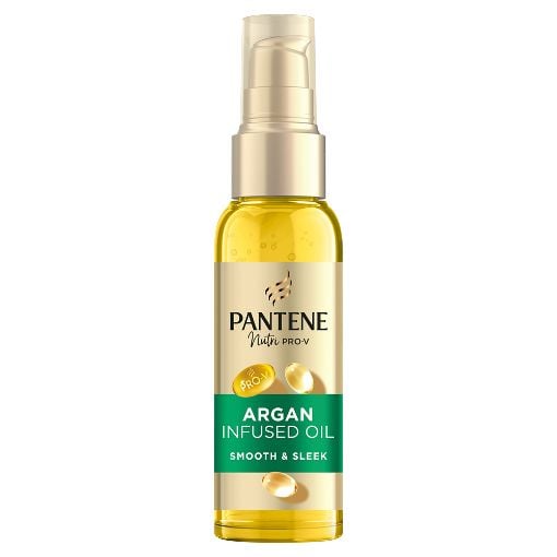 Εικόνα της Λάδι Μαλλιών Pantene Pro-V Smooth & Sleek Argan Oil 100ml
