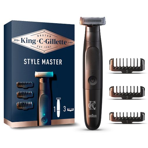 Εικόνα της Ξυριστική Μηχανή King C. Gillette Style Master Επαναφορτιζόμενη Black