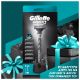 Εικόνα της Ξυραφάκι Gillette Mach3 Charcoal με 6 Ανταλλακτικές Κεφαλές & Βάση Στήριξης