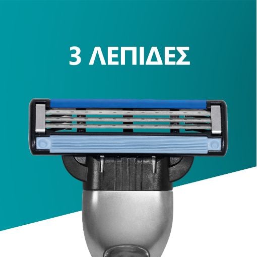 Εικόνα της Ξυραφάκι Gillette Mach3 με 12 Ανταλλακτικές Κεφαλές