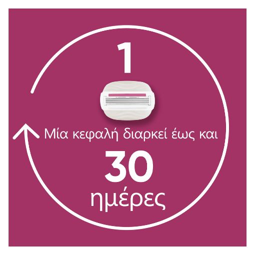 Εικόνα της Ξυραφάκι Gillette Venus ComfortGlide Miami με 1 Ανταλλακτική Κεφαλή & Βάση Ντους