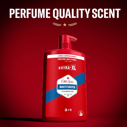 Εικόνα της Αφρόλουτρο & Σαμπουάν Old Spice Whitewater 3in1 1000ml