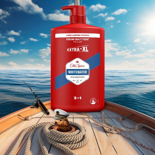 Εικόνα της Αφρόλουτρο & Σαμπουάν Old Spice Whitewater 3in1 1000ml