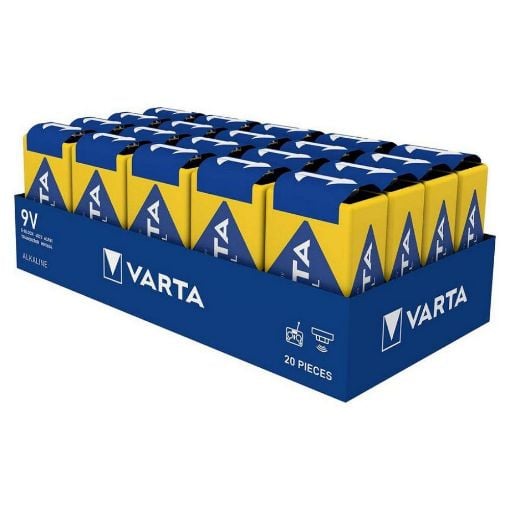 Εικόνα της Αλκαλικές Μπαταρίες 9V Varta Industrial Pro 20τμχ 12033