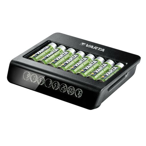 Εικόνα της Φορτιστής Μπαταριών Varta LCD Multi Charger+ AA/AAA NiMH Black 18606