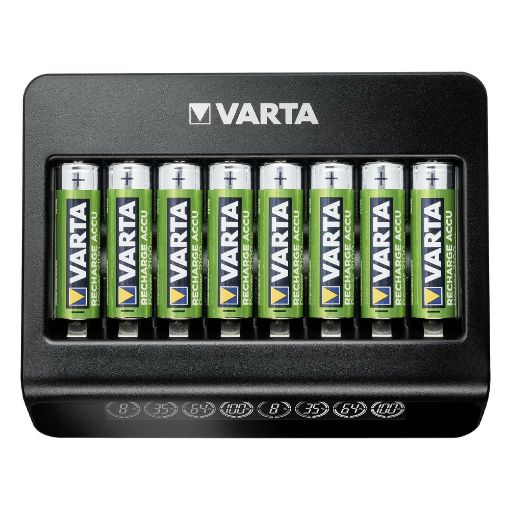 Εικόνα της Φορτιστής Μπαταριών Varta LCD Multi Charger+ AA/AAA NiMH Black 18606