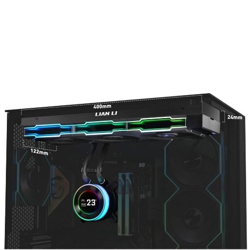 Εικόνα της Lian Li HydroShift II LCD-C 360TL RGB Black G89.GHS2LCD36TB.00