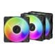Εικόνα της Case Fan Arctic P12 Pro A-RGB PWM 120mm Reverse Black (3-Pack) ACFAN00333A