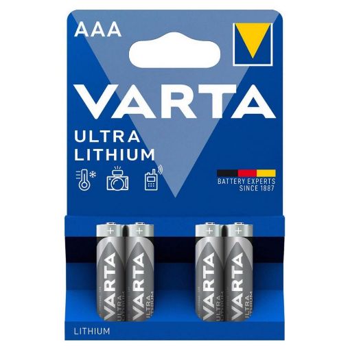 Εικόνα της Μπαταρίες Λιθίου AAA Varta Ultra 1.5V 4τμχ 16497