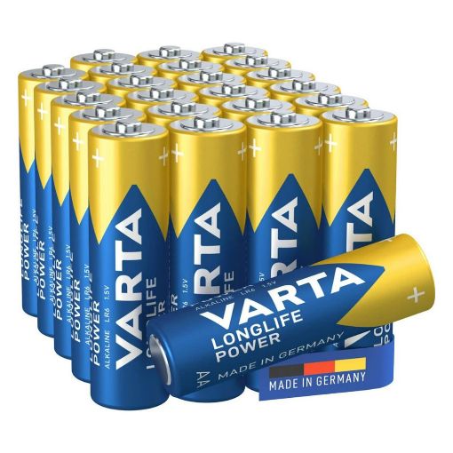Εικόνα της Αλκαλικές Μπαταρίες AA Varta Longlife Power 1.5V 24τμχ 21635