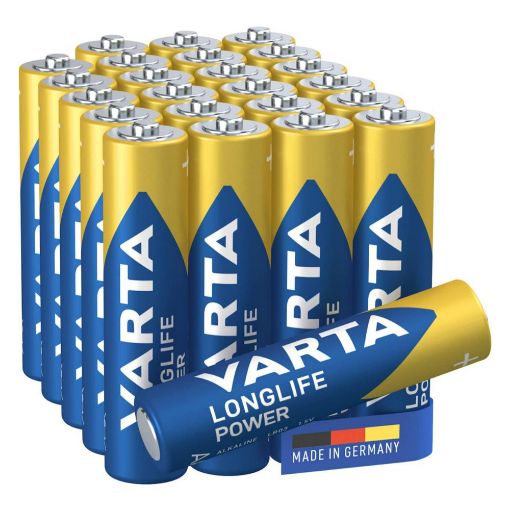 Εικόνα της Αλκαλικές Μπαταρίες AAA Varta Longlife Power 1.5V 24τμχ 21632