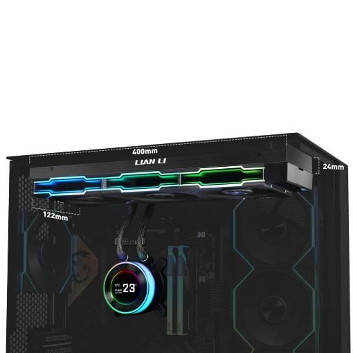 Εικόνα της Lian Li HydroShift II LCD-C 360CL RGB Black G89.GHS2LCD36RB.00