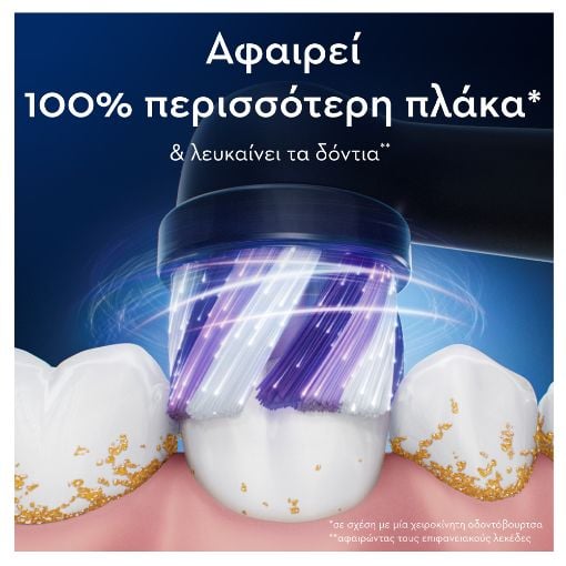 Εικόνα της Ανταλλακτικές Κεφαλές Ηλεκτρικής Οδοντόβουρτσας Oral-B iO Radiant White Black 4τμχ