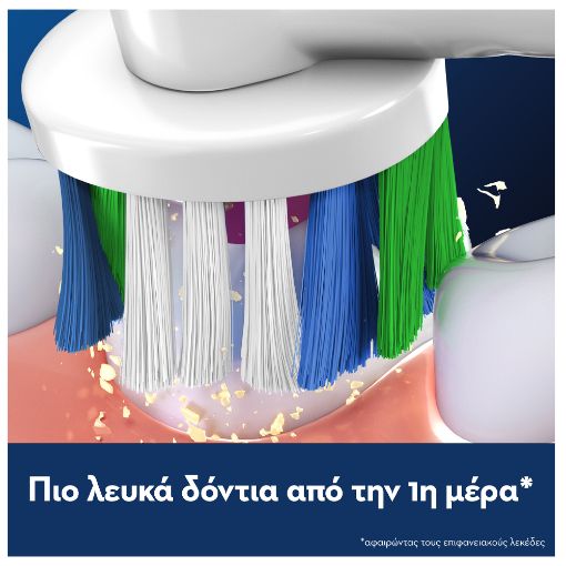 Εικόνα της Ανταλλακτικές Κεφαλές Ηλεκτρικής Οδοντόβουρτσας Oral-B Pro 3D White 2τμχ