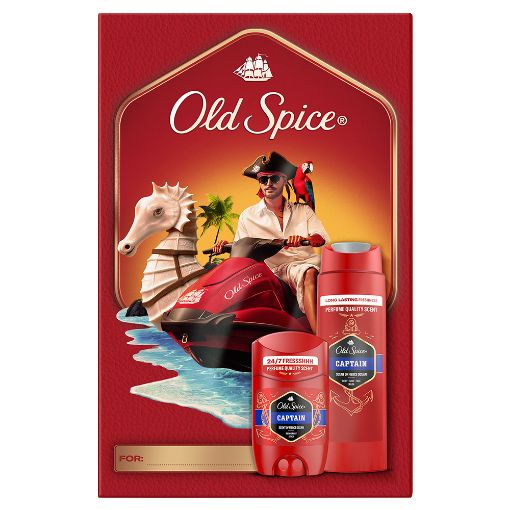Εικόνα της Σετ Καθαρισμού Σώματος Old Spice Captain 2τμχ