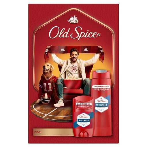 Εικόνα της Σετ Καθαρισμού Σώματος Old Spice Sports Fan Whitewater 2τμχ
