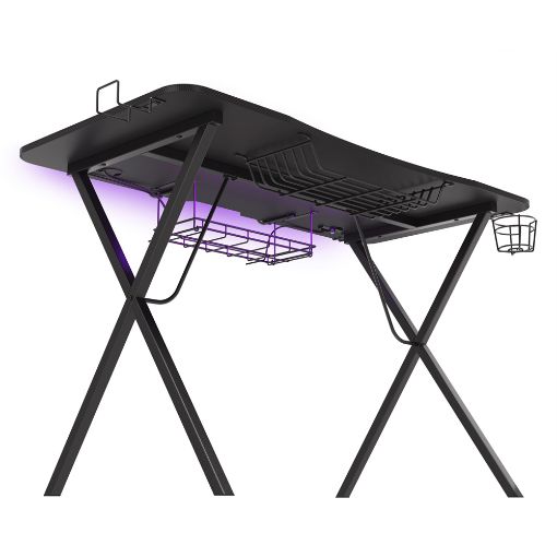Εικόνα της Gaming Desk Genesis Holm 300 RGB 120 x 60 x 75 cm Black NDS-1550